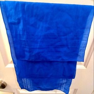 Blue Sheer Swim Coverup